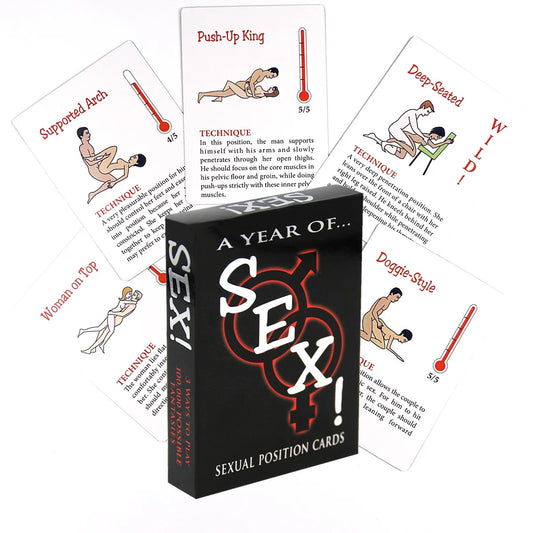 English Sexual Position Cards Role Playing Adult Games Bedroom Commands