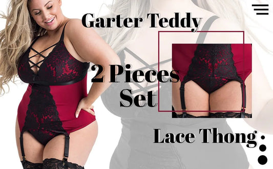 Plus Size Hot Lace Bodysuits
