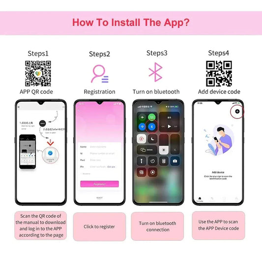 Wireless Remote Control Dildo Vibrator 3 In 1 Stimulator for Women - Pink