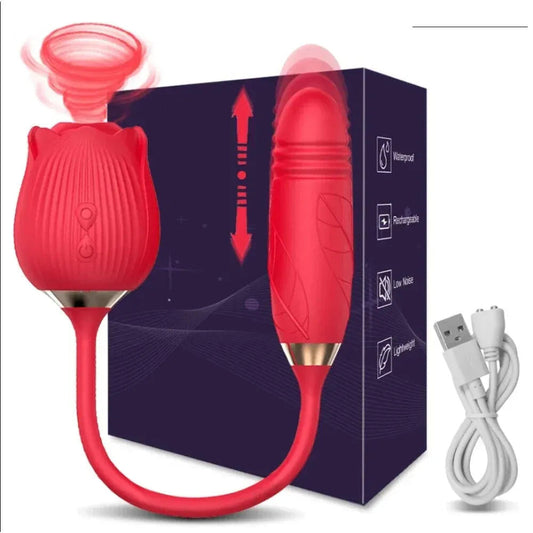 Clit Sucker Vibrator for Women Nipple Clit Stimulation Toy 18 - Gm31 Red
