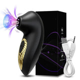 10 Modes Clit Sucker Vibrator Female Masturbator Nipple Stimulator - Gm41 Black