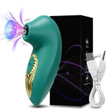 10 Modes Clit Sucker Vibrator Female Masturbator Nipple Stimulator - Gm41 Green