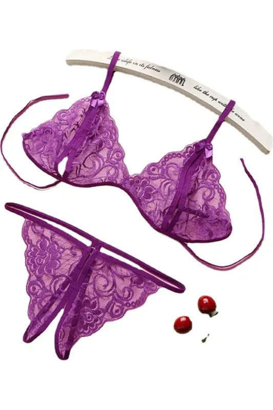 Open Crotch Transparent Underwear G-String