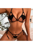 Sensual Love Heart Transparen Bikini G-Strings Set