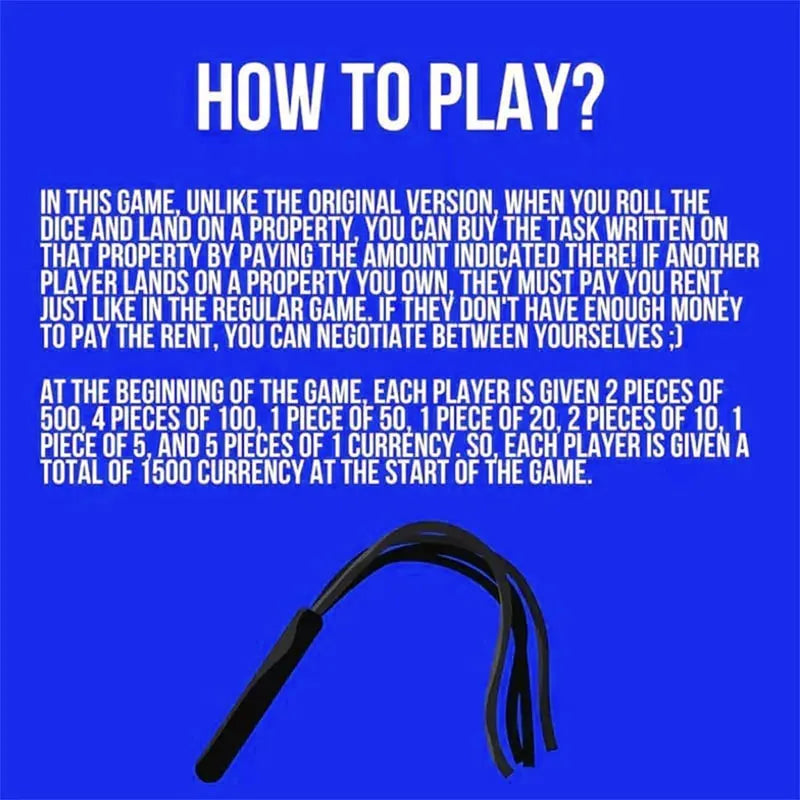 Naughtyopoly |Erotic Lovers Position Foreplay Game