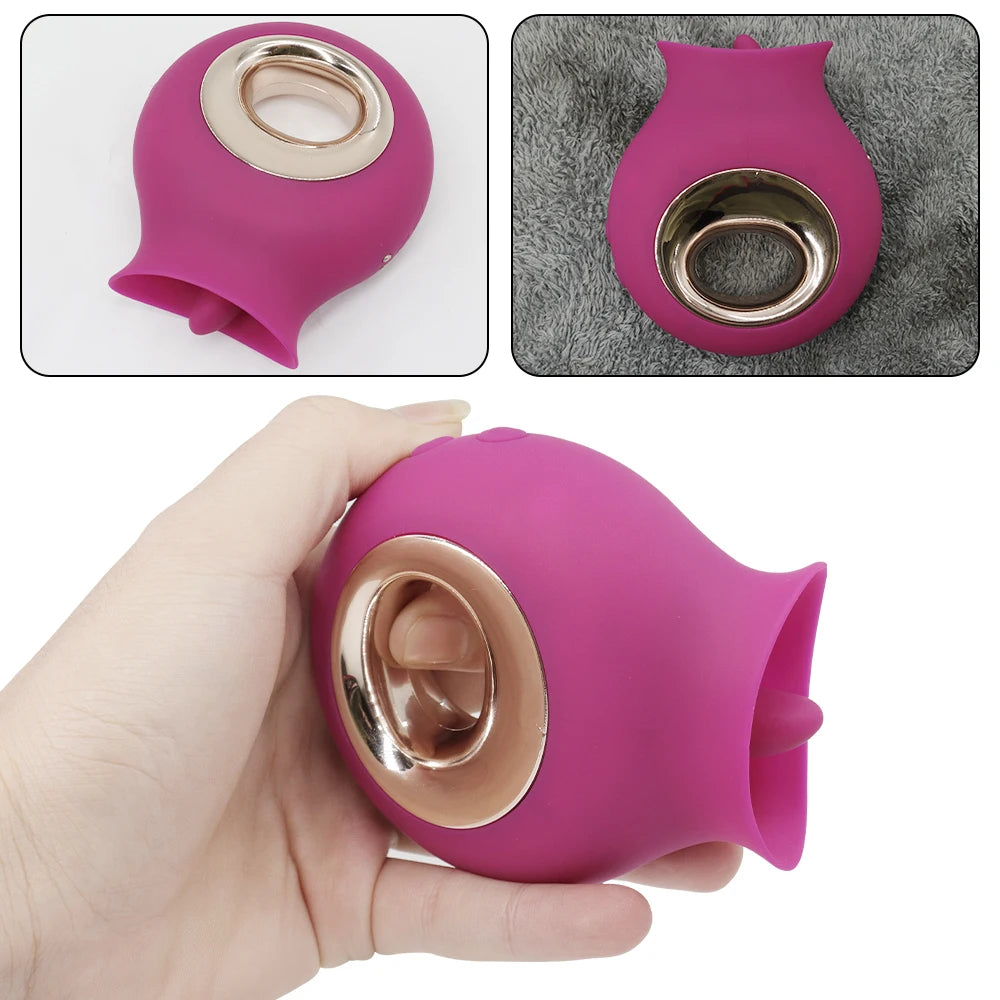 Tongue Clitoral Licking Vibrator