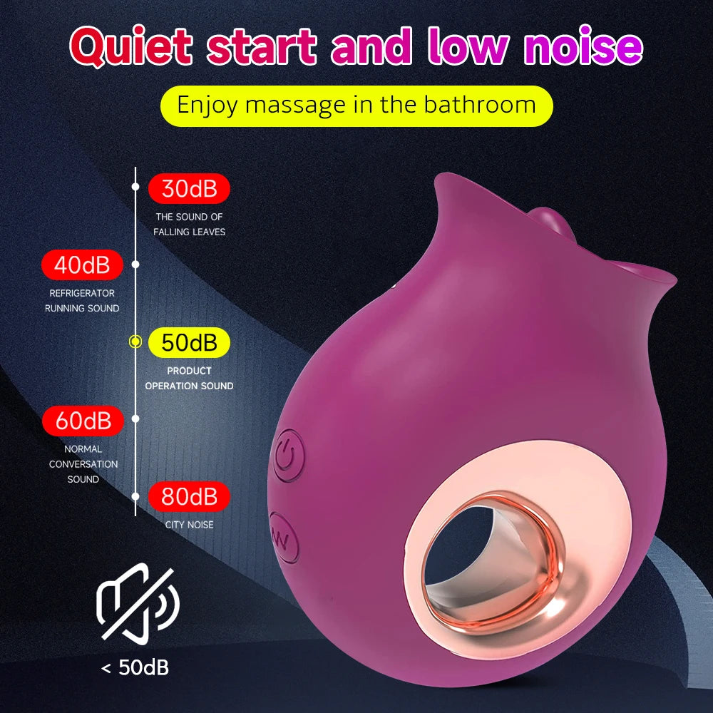 Tongue Clitoral Licking Vibrator