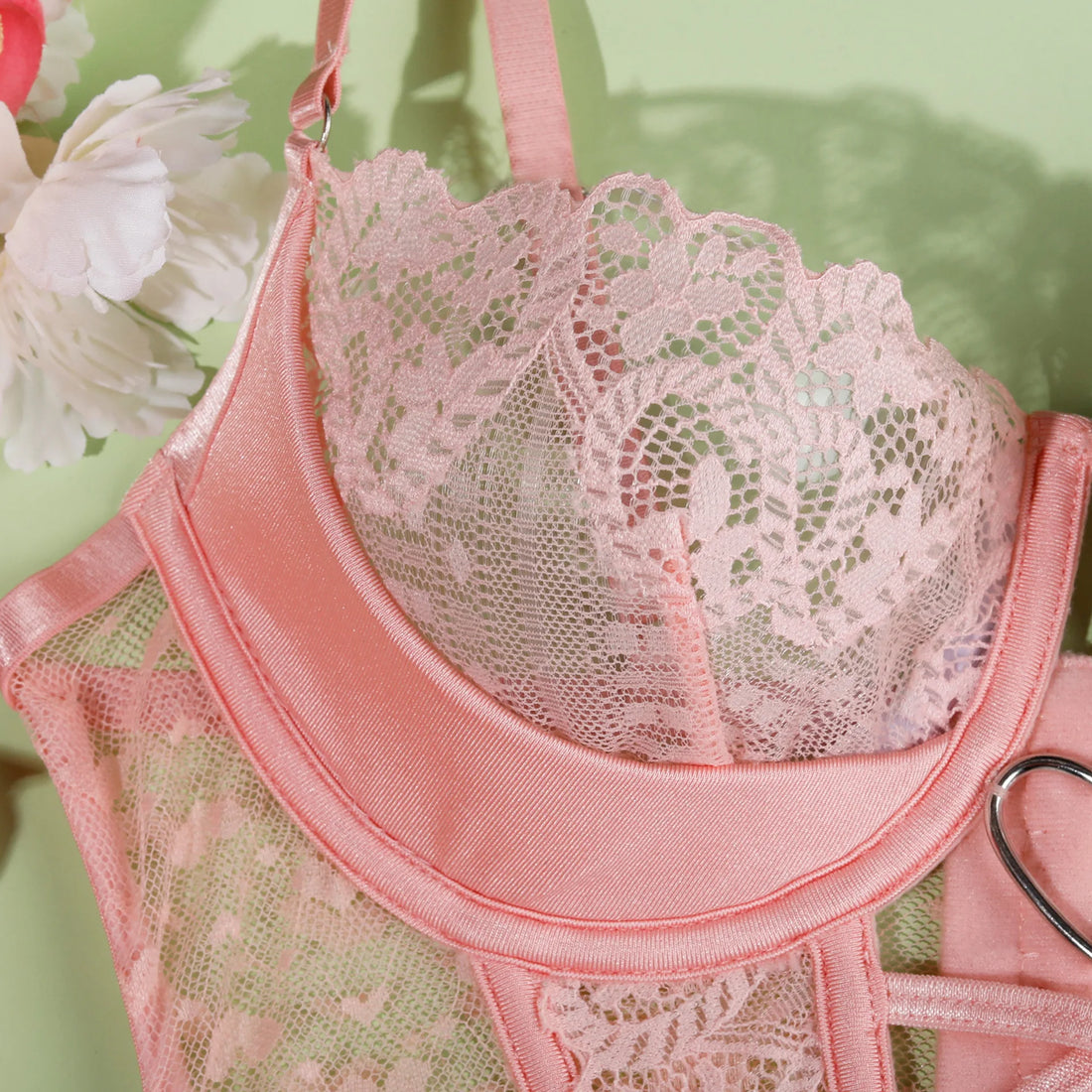 Aquarius  Lingerie Love Heart Lace | for the sweet girl in you