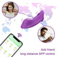 Mini Clit Vibrator for Women Wearable Panties Stimulator App Control for Couples Female Masturbator - Pink