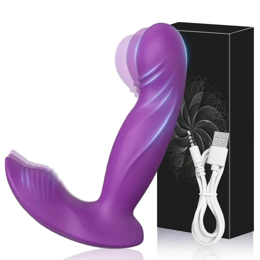 Wireless Wearable Vibrator for Women Stimulator G Spot Pleasure Toy - Purple