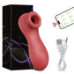 Female Clit Sucker Vibrator Vacuum Nipple Stimulator for Couples - Purple