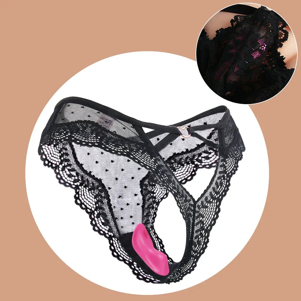 Wireless Panty Vibrator for Women Nipple Stimulation Couples - Light Pink