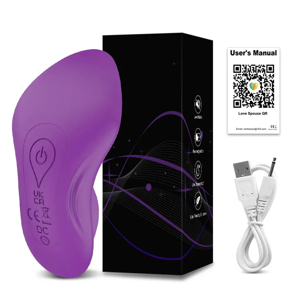 Wireless Panty Vibrator for Women Nipple Stimulation Couples - Light Pink