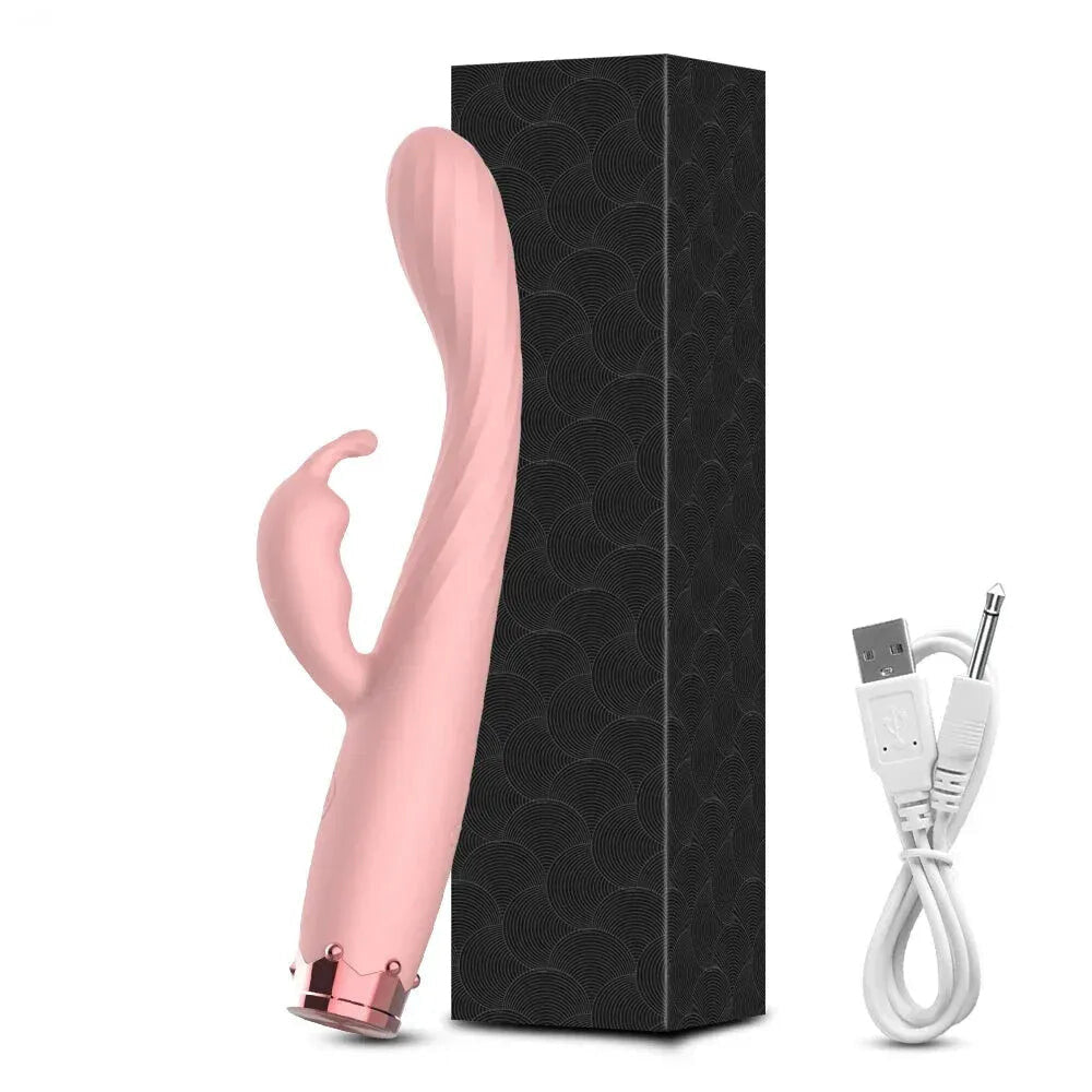 Vagina Vibrator for Women Clit Nipple Stimulator G Spot Pleasure Female Masturbator - Zd061 Pink