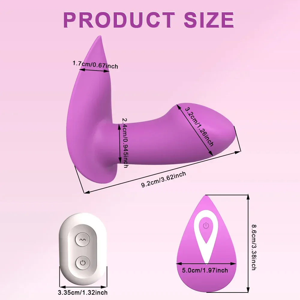 Remote Control G Spot Vibrator for Women Mini Vagina Stimulator for Couples - Pink