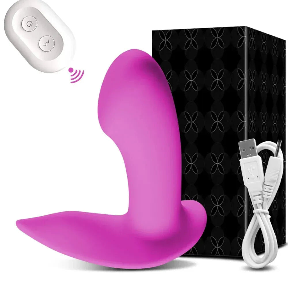 Remote Control G Spot Vibrator for Women Mini Vagina Stimulator for Couples - Pink