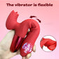 G Spot Vibrator Heating Clitoral Stimulation - Red