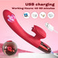 G Spot Vibrator Heating Clitoral Stimulation - Red