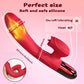 G Spot Vibrator Heating Clitoral Stimulation - Red