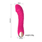 Purple Intense Pleasure G-Spot Vibrator - 20 Speed Rechargeable Silicone Wand with Magnetic Charging