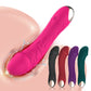 Dark Green Intense Pleasure G-Spot Vibrator - 20 Speed Rechargeable Silicone Wand with Magnetic Charging