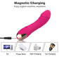 Dark Green Intense Pleasure G-Spot Vibrator - 20 Speed Rechargeable Silicone Wand with Magnetic Charging