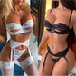 Exquisite Lace and G-String Lingerie Set