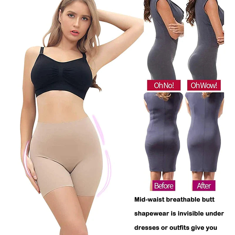 Seamless Body Shaper with High Waist Tummy Control for Women