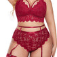 Plus Size Allure: Sexy Lace Lingerie Set