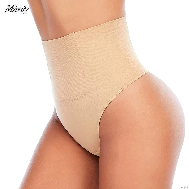 Sculpted Waist Trainer Thong Shapewear for Women - Seamless Body Shaper for Slimming & Shaping