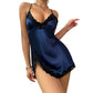Elegant Lace Silk Babydoll Nightwear for Women