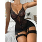 Seductive Lace Garter Lingerie Set