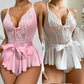 Luxe Seductive Lace Babydoll Catsuit