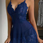 Exquisite Lace Crotchless Babydoll Lingerie Dress