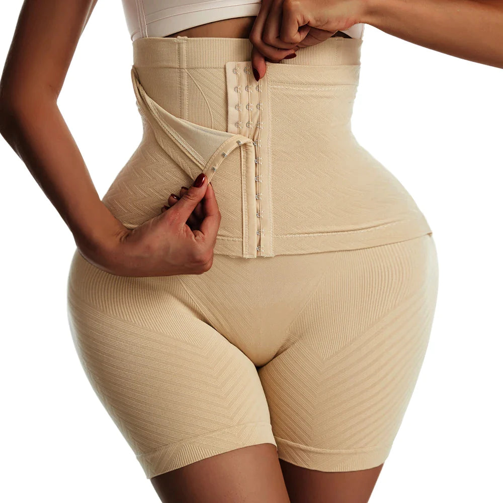 Flattering Tummy Control Butt Lifter Shapewear Shorts for Women