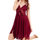 Luxe Lace & Silk Baby Doll Nightdress for Women