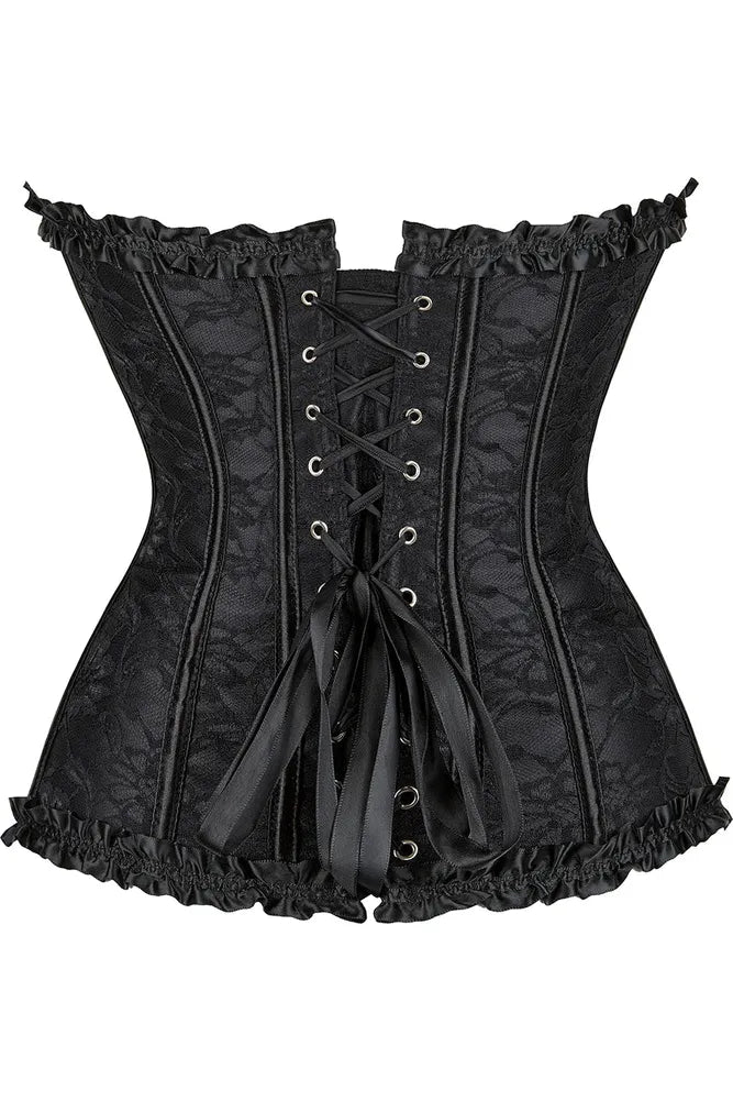 Basques Lace Overbust Corset