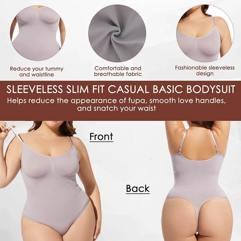 Full Body Shaper Bodysuit for Women: Tummy Control,