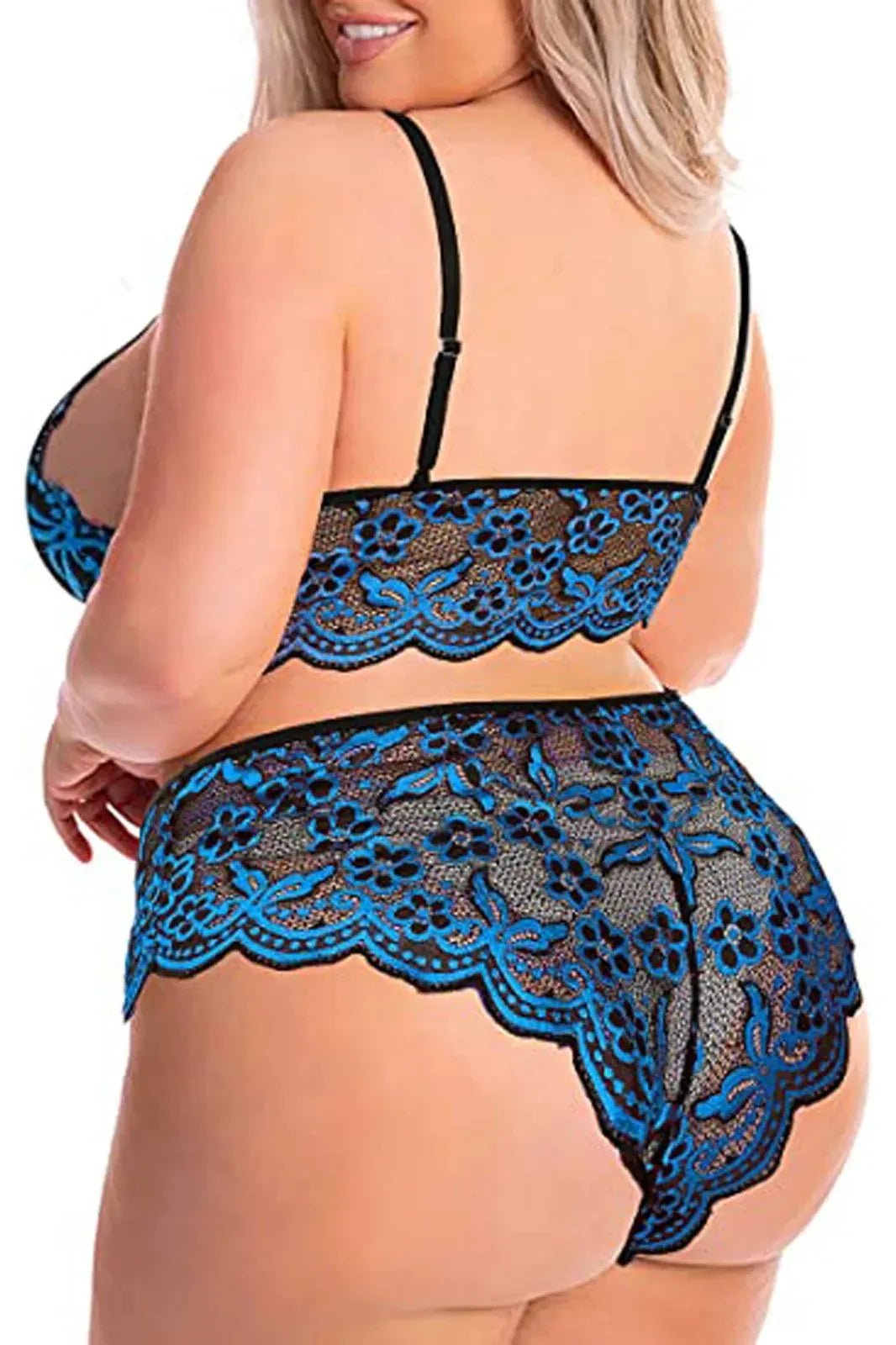 Cueca Plus Size Lingerie 2 Piece Set