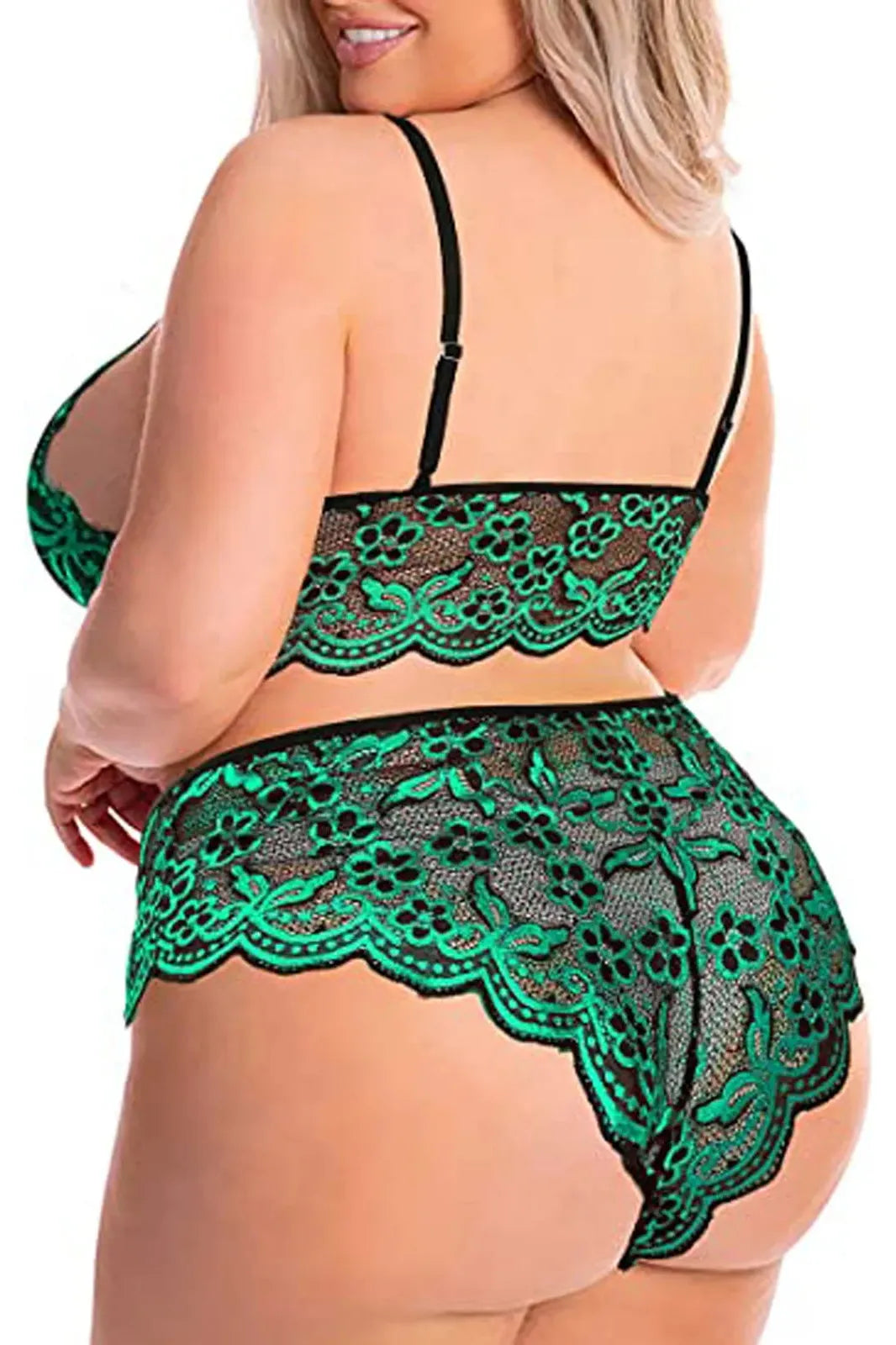 Cueca Plus Size Lingerie 2 Piece Set