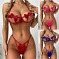 Captivating Bandage Bowknot Lingerie Set