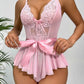 Luxe Seductive Lace Babydoll Catsuit